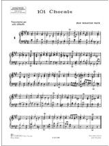 101 Chorals à 4 Parties - BACH - Partition - Piano